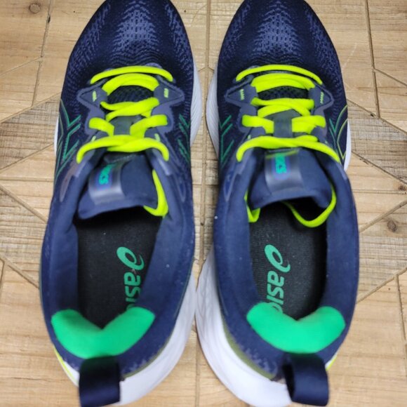 🔥Asics Gel-Cumulus 25 Shoes Men 8.5 Blue Green Running Walk Trainer Gym Comfort - Picture 10 of 11